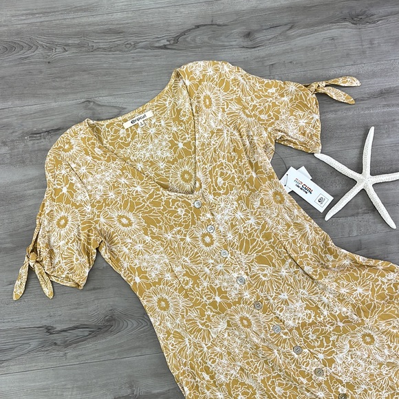 🔆RIP CURL🔆 GOLDEN DAYS FLORAL DRESS - Picture 5 of 11